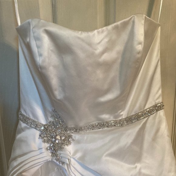 Davids Bridal Wedding Dress - Ivory - Picture 10 of 16